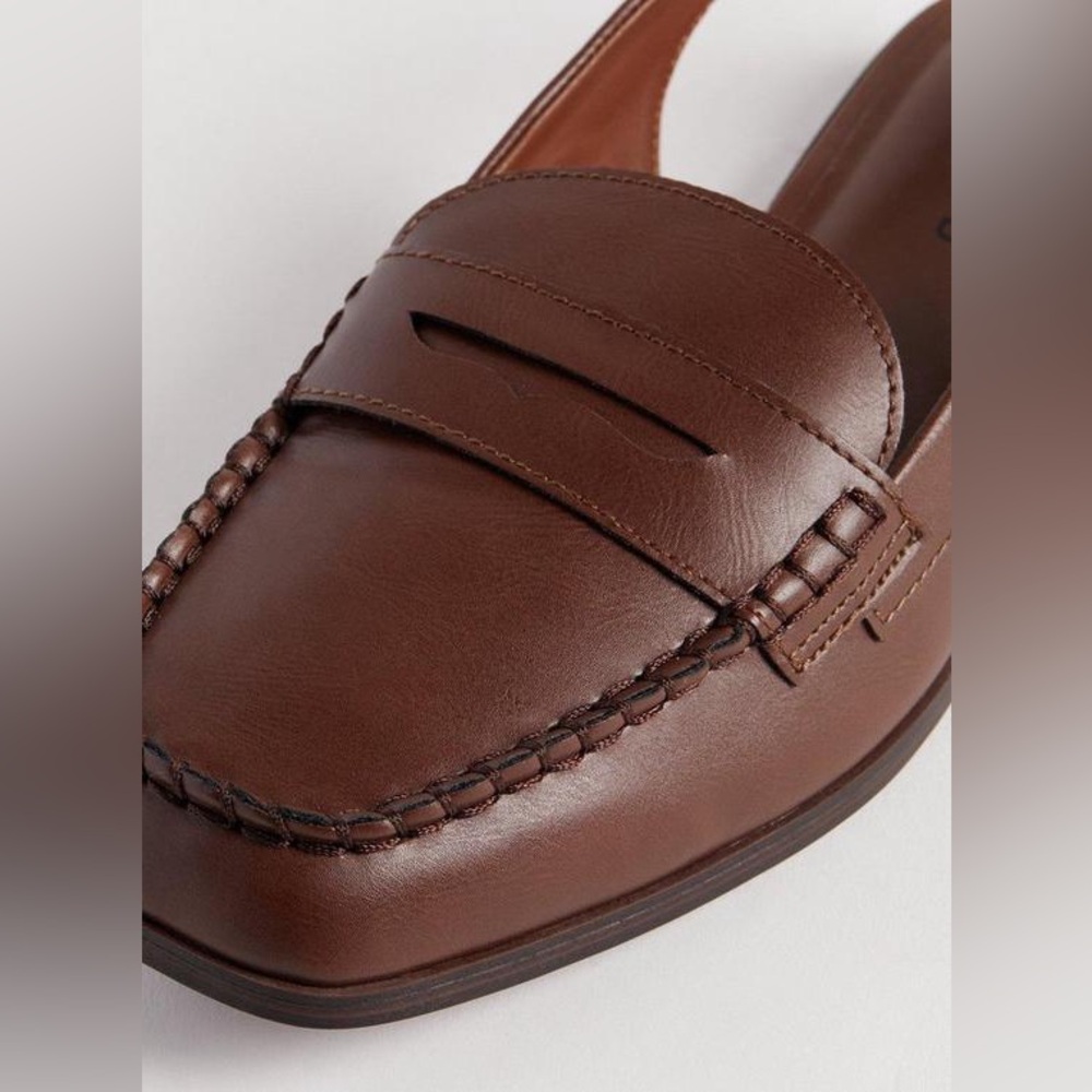 NEW Torrid Cognac Slingback Loafer - Picture 8 of 10